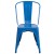 Flash Furniture CH-31230-BL-GG Blue Metal Indoor/Outdoor Stackable Chair addl-9