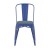 Flash Furniture CH-31230-BL-PL1C-GG Blue Metal Indoor/Outdoor Stackable Chair with Teal-Blue Poly Resin Wood Seat addl-10