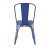 Flash Furniture CH-31230-BL-PL1C-GG Blue Metal Indoor/Outdoor Stackable Chair with Teal-Blue Poly Resin Wood Seat addl-8