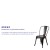Flash Furniture CH-31230-BQ-GG Black-Antique Gold Metal Indoor/Outdoor Stackable Chair addl-3