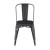 Flash Furniture CH-31230-BQ-PL1B-GG Black-Antique Gold Metal Indoor/Outdoor Stackable Chair with Black Poly Resin Wood Seat addl-10