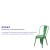 Flash Furniture CH-31230-GN-GG Green Metal Indoor/Outdoor Stackable Chair addl-3