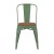 Flash Furniture CH-31230-GN-PL1T-GG Green Metal Indoor/Outdoor Stackable Chair with Teak Poly Resin Wood Seat addl-10