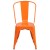 Flash Furniture CH-31230-OR-GG Orange Metal Indoor/Outdoor Stackable Chair addl-10