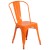 Flash Furniture CH-31230-OR-GG Orange Metal Indoor/Outdoor Stackable Chair addl-2