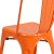 Flash Furniture CH-31230-OR-GG Orange Metal Indoor/Outdoor Stackable Chair addl-8