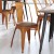 Flash Furniture CH-31230-OR-PL1T-GG Orange Metal Indoor/Outdoor Stackable Chair with Teak Poly Resin Wood Seat addl-7