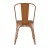 Flash Furniture CH-31230-OR-PL1T-GG Orange Metal Indoor/Outdoor Stackable Chair with Teak Poly Resin Wood Seat addl-9