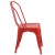 Flash Furniture CH-31230-RED-GG Red Metal Indoor/Outdoor Stackable Chair addl-9