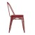 Flash Furniture CH-31230-RED-PL1R-GG Red Metal Indoor/Outdoor Stackable Chair with Red Poly Resin Wood Seat addl-10