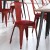 Flash Furniture CH-31230-RED-PL1R-GG Red Metal Indoor/Outdoor Stackable Chair with Red Poly Resin Wood Seat addl-7