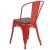 Flash Furniture CH-31230-RED-WD-GG Red Metal Stackable Chair with Wood Seat addl-5