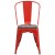 Flash Furniture CH-31230-RED-WD-GG Red Metal Stackable Chair with Wood Seat addl-8