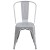 Flash Furniture CH-31230-SIL-GG Silver Metal Indoor/Outdoor Stackable Chair addl-10