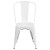 Flash Furniture CH-31230-WH-GG White Metal Indoor/Outdoor Stackable Chair addl-10