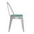 Flash Furniture CH-31230-WH-PL1M-GG White Metal Indoor/Outdoor Stackable Chair with Mint Green Poly Resin Wood Seat addl-10