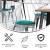 Flash Furniture CH-31230-WH-PL1M-GG White Metal Indoor/Outdoor Stackable Chair with Mint Green Poly Resin Wood Seat addl-4