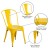 Flash Furniture CH-31230-YL-GG Yellow Metal Indoor/Outdoor Stackable Chair addl-5