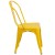 Flash Furniture CH-31230-YL-GG Yellow Metal Indoor/Outdoor Stackable Chair addl-9
