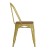 Flash Furniture CH-31230-YL-PL1T-GG Yellow Metal Indoor/Outdoor Stackable Chair with Teak Poly Resin Wood Seat addl-10