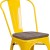 Flash Furniture CH-31230-YL-WD-GG Yellow Metal Stackable Chair with Wood Seat addl-8