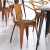 Flash Furniture CH-31270-OR-PL1T-GG Orange Metal Indoor/Outdoor Chair with Arms with Teak Poly Resin Wood Seat addl-7
