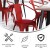 Flash Furniture CH-31270-RED-PL1R-GG Red Metal Indoor/Outdoor Chair with Arms with Red Poly Resin Wood Seat addl-4