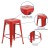 Flash Furniture CH-31320-24-RED-WD-GG 24