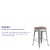Flash Furniture CH-31320-24-SIL-WD-GG 24