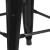 Flash Furniture CH-31320-30-BK-GG 30" Black Metal Indoor/Outdoor Barstool with Square Seat addl-10