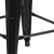 Flash Furniture CH-31320-30-BK-WD-GG 30" Black Metal Barstool with Square Wood Seat addl-11