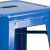 Flash Furniture CH-31320-30-BL-GG 30" Blue Metal Indoor/Outdoor Barstool with Square Seat addl-10