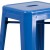 Flash Furniture CH-31320-30-BL-GG 30" Blue Metal Indoor/Outdoor Barstool with Square Seat addl-7