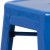 Flash Furniture CH-31320-30-BL-GG 30" Blue Metal Indoor/Outdoor Barstool with Square Seat addl-8