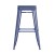 Flash Furniture CH-31320-30-BL-PL2C-GG 30" Blue Metal Indoor/Outdoor Barstool with Teal-Blue Poly Resin Wood Seat addl-10