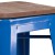 Flash Furniture CH-31320-30-BL-WD-GG 30" Blue Metal Barstool with Square Wood Seat addl-8
