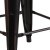 Flash Furniture CH-31320-30-BQ-WD-GG 30" Black-Antique Gold Metal Barstool with Square Wood Seat addl-11