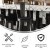 Flash Furniture CH-31320-30GB-BK-PL2B-GG 30" Black Metal Indoor/Outdoor Bar Height Stool with Removable Back and All-Weather Poly Resin Seat addl-4