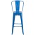 Flash Furniture CH-31320-30GB-BL-GG 30" Blue Metal Indoor/Outdoor Barstool with Removable Back addl-10