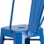 Flash Furniture CH-31320-30GB-BL-GG 30" Blue Metal Indoor/Outdoor Barstool with Removable Back addl-11