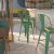 Flash Furniture CH-31320-30GB-GN-GG 30" Green Metal Indoor/Outdoor Barstool with Removable Back addl-1