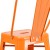 Flash Furniture CH-31320-30GB-OR-GG 30" Orange Metal Indoor/Outdoor Barstool with Removable Back addl-11