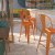 Flash Furniture CH-31320-30GB-OR-GG 30" Orange Metal Indoor/Outdoor Barstool with Removable Back addl-1
