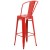 Flash Furniture CH-31320-30GB-RED-GG 30" Red Metal Indoor/Outdoor Barstool with Removable Back addl-7