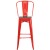Flash Furniture CH-31320-30GB-RED-WD-GG 30" Red Metal Barstool with Back and Wood Seat addl-6