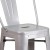 Flash Furniture CH-31320-30GB-SIL-GG 30" Silver Metal Indoor/Outdoor Barstool with Removable Back addl-11