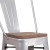 Flash Furniture CH-31320-30GB-SIL-WD-GG 30" Silver Metal Barstool with Back and Wood Seat addl-10