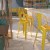 Flash Furniture CH-31320-30GB-YL-GG 30" Yellow Metal Indoor/Outdoor Barstool with Removable Back addl-1