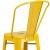 Flash Furniture CH-31320-30GB-YL-GG 30" Yellow Metal Indoor/Outdoor Barstool with Removable Back addl-8