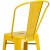 Flash Furniture CH-31320-30GB-YL-GG 30" Yellow Metal Indoor/Outdoor Barstool with Removable Back addl-8